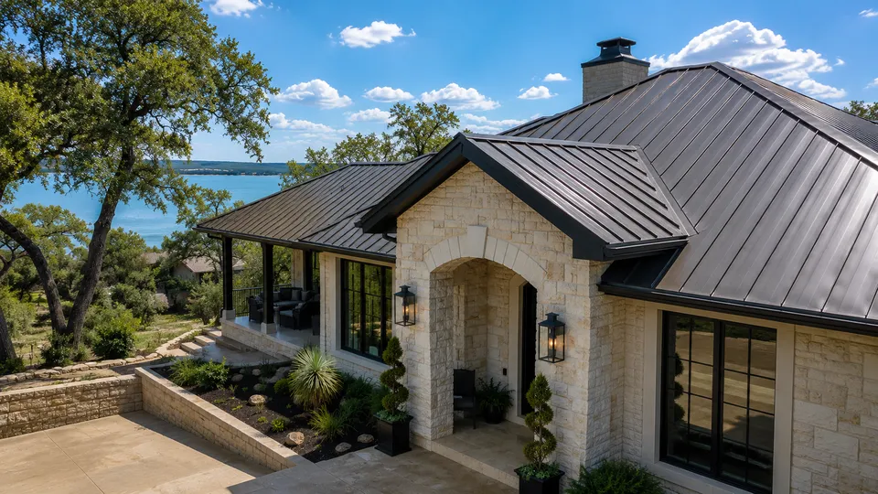 Roof soft washing service image